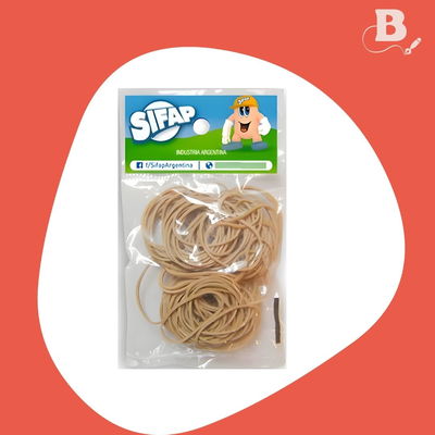 BANDA ELASTICA SIFAP NATURAL X 10G TIRA X10 BOLSAS (853110)