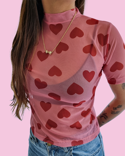 Polera Corazoncitos