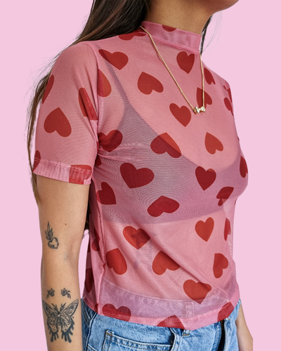 Polera Corazoncitos