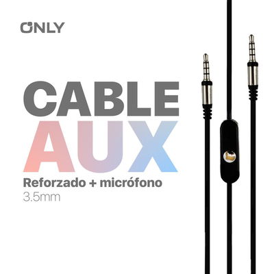 CABLE AUX 3,5 MOD10 – CON MIC