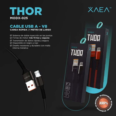 CABLE USB MODX-025 THOR V8 – XAEA