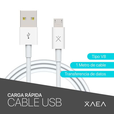 CABLE USB MOD 73 QUALY 4.4 AMP – XAEA – V8 – 1 MTS