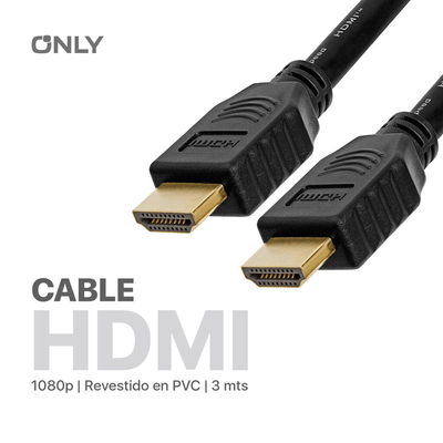 CABLE HDMI GOMA 3M