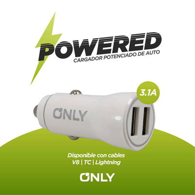 CARGADOR 12V POTENCIADO MOD 37 – ONLY – POWERED -TIPO C 
