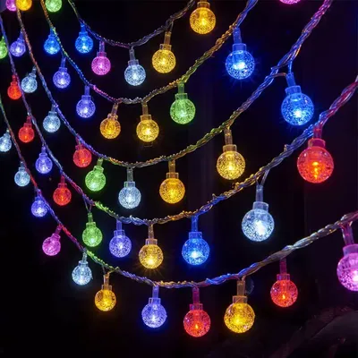 GUIRNALDA NAVIDEÑA BURBUJAS 3M/20 LUCES-USB MODV-0017