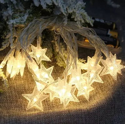 GUIRNALDA NAVIDEÑA ESTRELLA 6M/40 LUCES/USB MODV-001A CALIDA