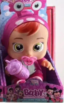 BEBÉ LLORÓN CON DISFRAZ MAPZ-001 – ZUMO – ROSA