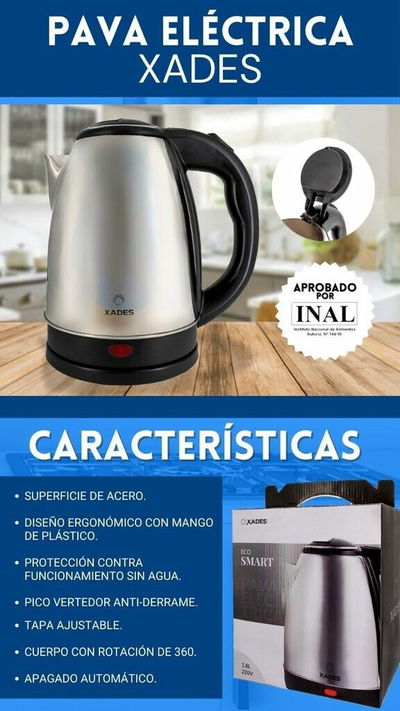 PAVA ELECTRICA SIN CORTE 1,8 LT – XADES