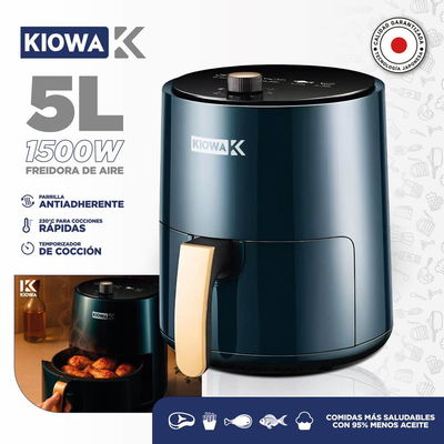 FREIDORA DE AIRE 1500W 5L MODK-0059 – KIOWA – VERDE