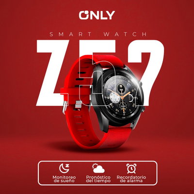 SMART WATCH MOD Z57 NEGRO – ONLY