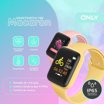 SMART WATCH MODY68 1.44INCH – MACARON – ONLY