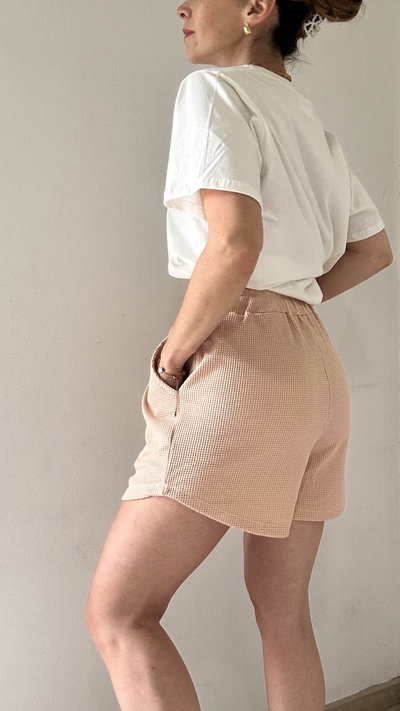 Short Waffle Durazno