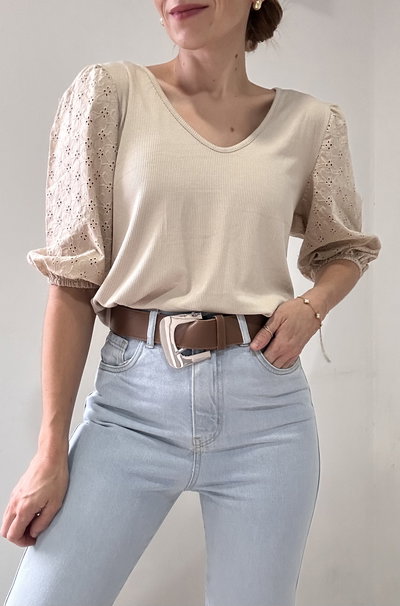 Blusa Armenia Beige
