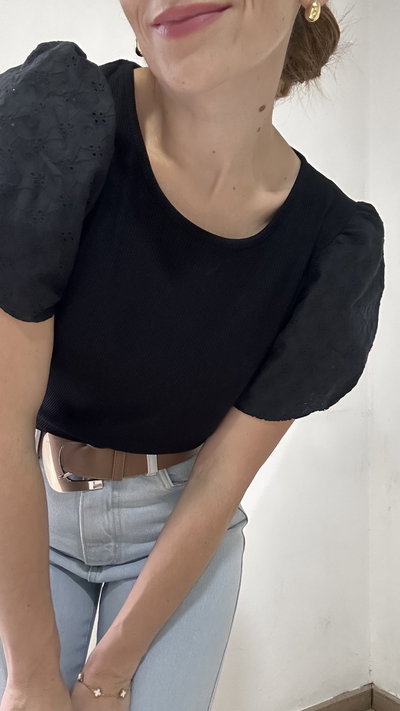 Blusa Lía Negro