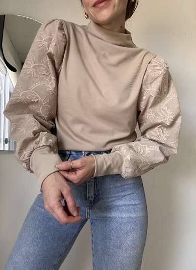 Blusa Rona Beige