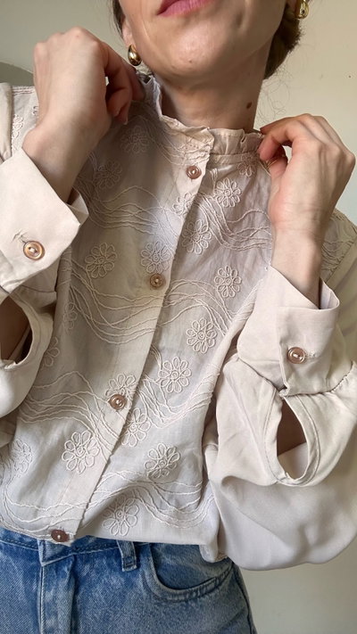 Camisa Reina Beige