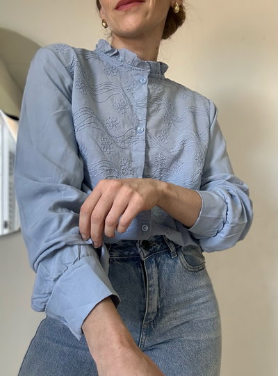 Camisa Reina Celeste