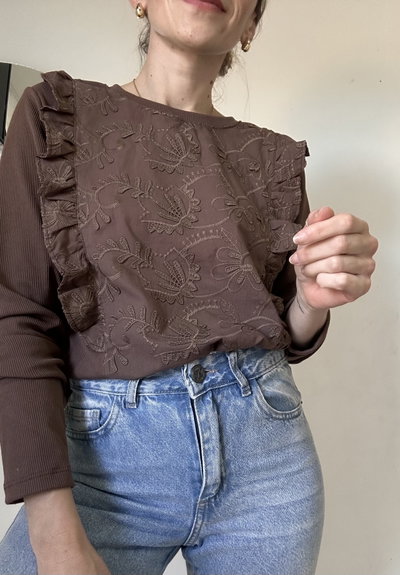 Blusa Magnolia Choco