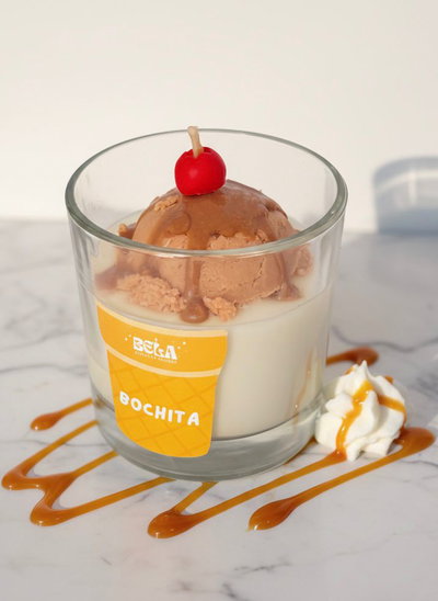 Vela BOCHITA DE DULCE DE LECHE