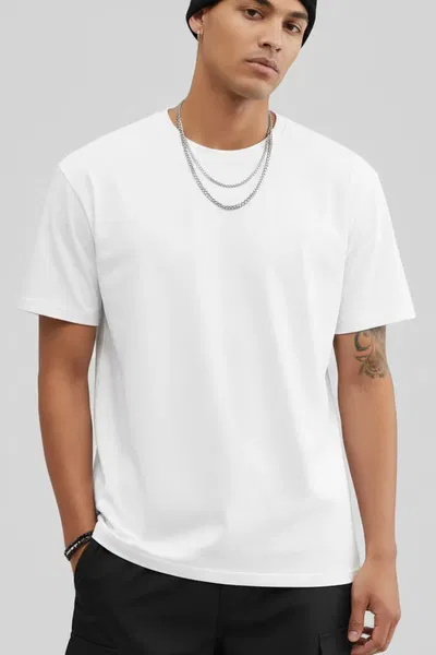 REMERA BÁSICA BLANCA "MUNICH"