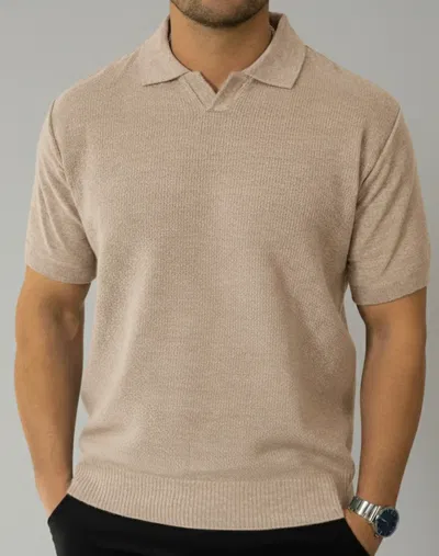 CHOMBA TEJIDA DE PUNTO "MOSCÚ" NATURAL