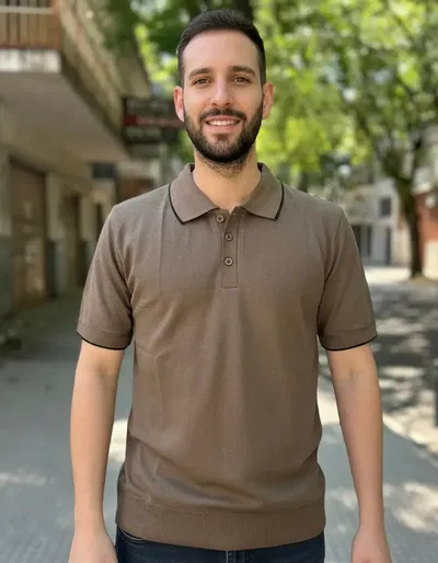 CHOMBA TEJIDA "TORONTO" CHOCOLATE