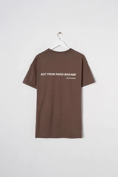 REMERA OVERSIZED "NOT FROM PARIS"
