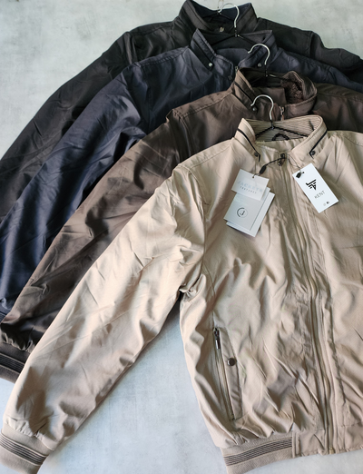 Bomber con piel "MURCIA" Importada
