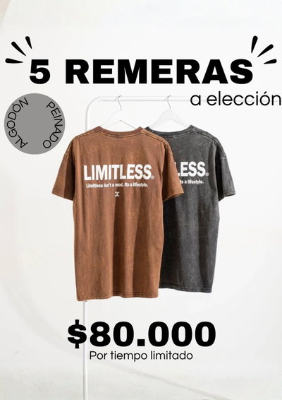 5 REMERAS x $80.000