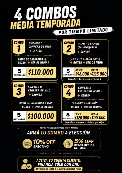 COMBOS MEDIA TEMPORADA
