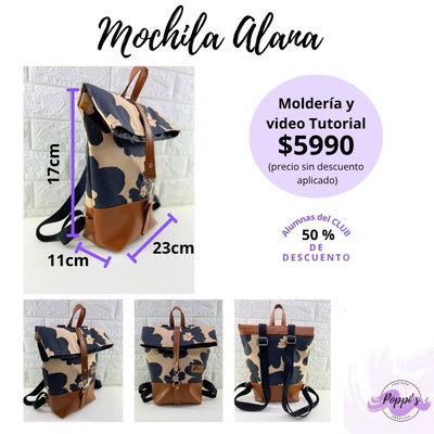 Mochila Roll Top Alana 