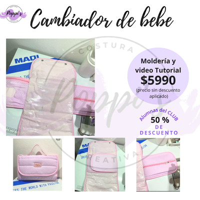 Cambiador de bebé funcional