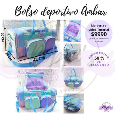 Bolso Deportivo ámbar 