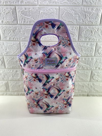 Bolso matero estampa colibri