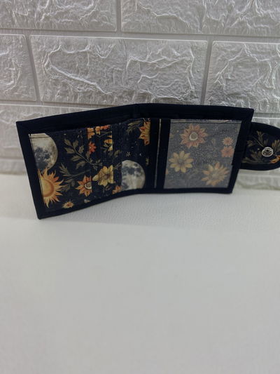 Billetera estampado girasoles