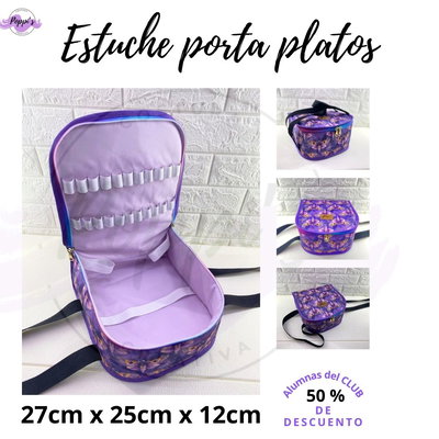 Estuche porta platos