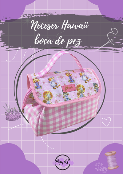 Neceser Hawaii boca de pez 