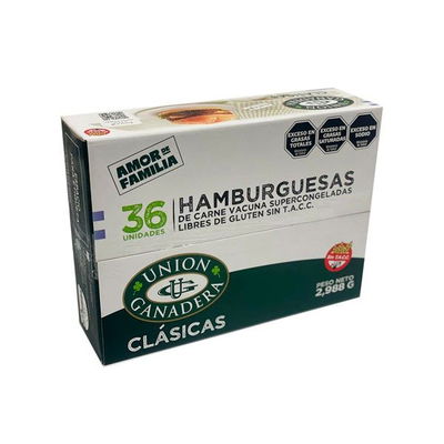 Hamburguesas UNION GANADERA 36x83g