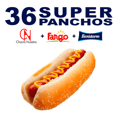 36 Salchichas Largas CHACRA NUESTRA + Fargo + Ade