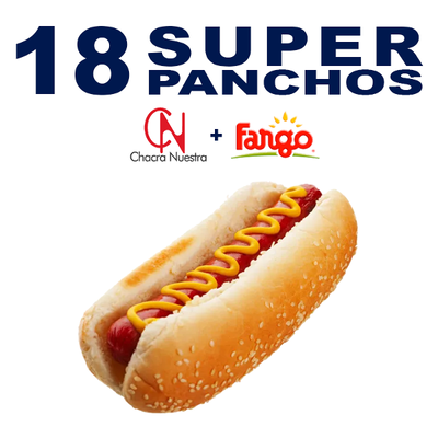 18 Salchichas Largas CHACRA NUESTRA + Fargo