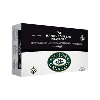 Hamburguesas UNION GANADERA 72x69g