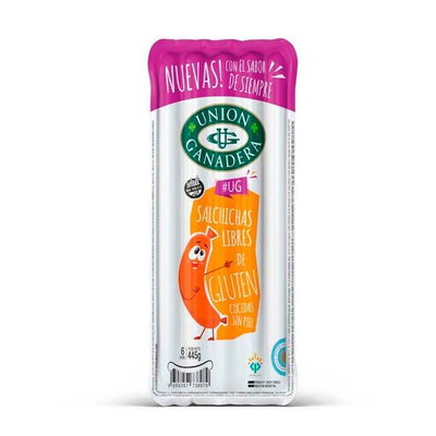 Salchichas largas UNION GANADERA x6u