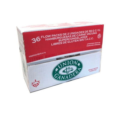 Hamburguesas UNION GANADERA 72x55g