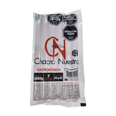 Salchichas largas CHACRA NUESTRA x18u