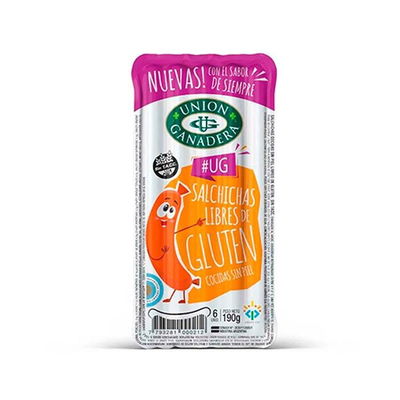 Salchichas Cortas UNION GANADERA x6u