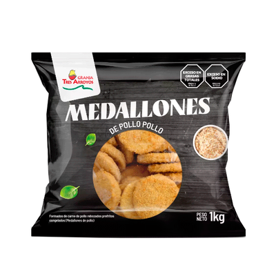 Medallones de Pollo GRANJA TRES ARROYOS x1kg