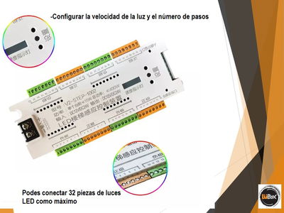 Controlador Escalera secuencial 32 Escalones 12v/24v - M-Led