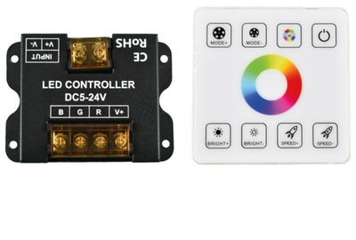 Controlador RGB+Frio+Calido - Tactil - 50A - M-Led
