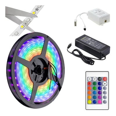 Kit tira led RGB 60L/m SMD 5050 5Mts - IP20 - Lubox