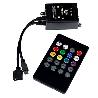 Controlador RGB 5A C/Control AUDIORITMICA 20 Keys - NDL